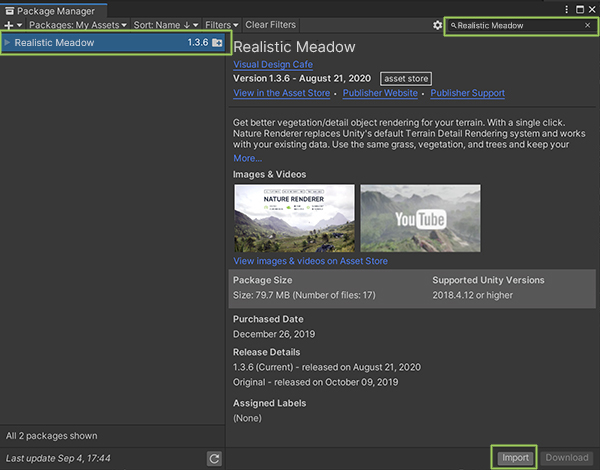 import-realistic-meadow-from-unity-package-manager.jpg